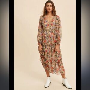 Floral Dress from Love Olive Co, Size Medium